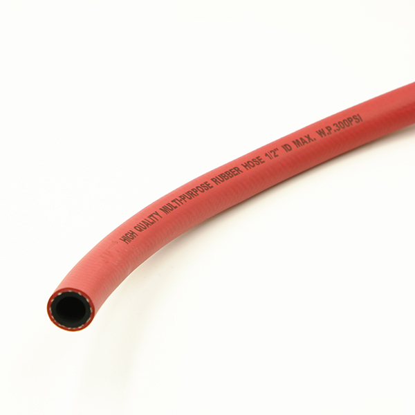 MULTI-PURPOSE RUBBER HOSE 300 PSI-RED