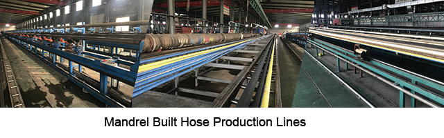Mandrel industrial hose production line